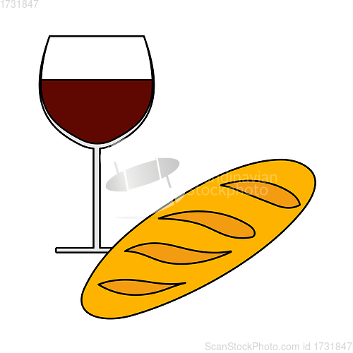 Image of Easter Wine And Bread Icon