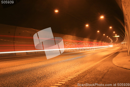 Image of Traffic in the tunnel