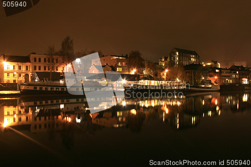 Image of Ferry by night