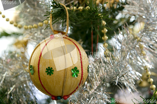 Image of christmas tree decorations