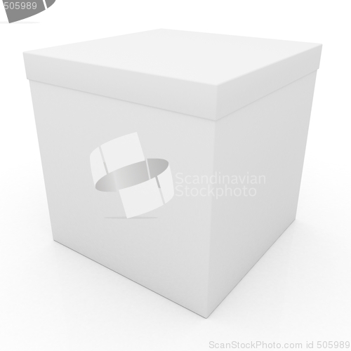 Image of Blank package gift box