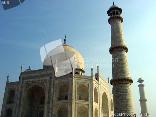 Image of Taj Mahal view. Agra. India