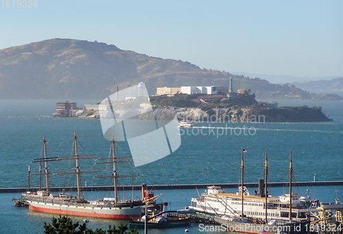 Image of Alcatraz Island in San Francisco Bay
