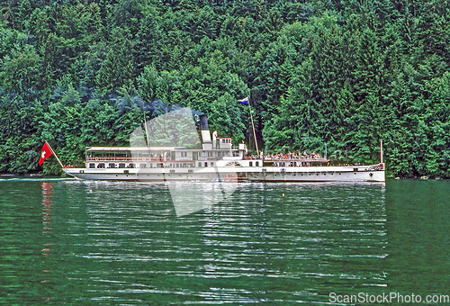 Image of Sightseeing Boat on Lake Lucerne