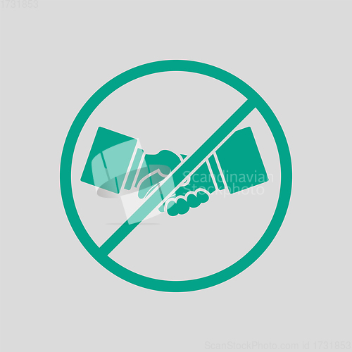 Image of No Hand Shake Icon