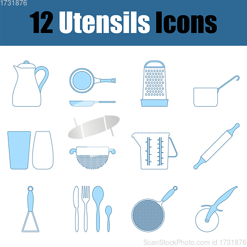 Image of Utensils Icon Set