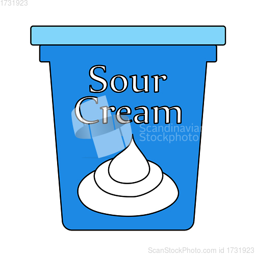 Image of Sour Cream Icon