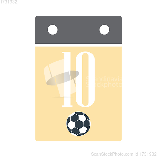 Image of Soccer Calendar Icon