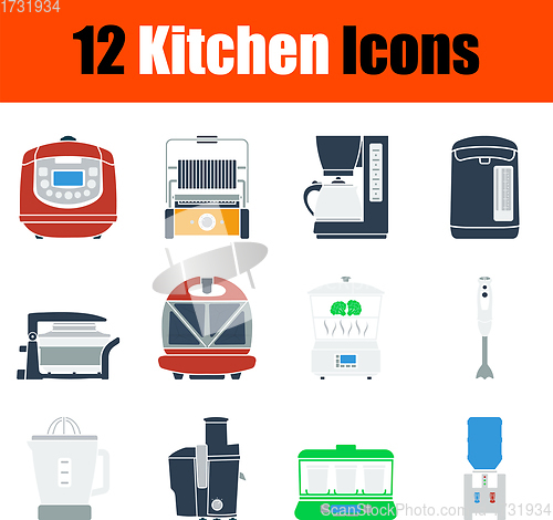 Image of Kitchen Icon Set