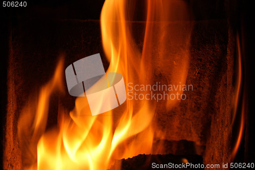 Image of fire background