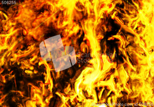 Image of abstract fire background