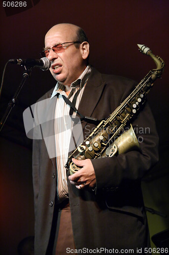 Image of Jazz saxophonist