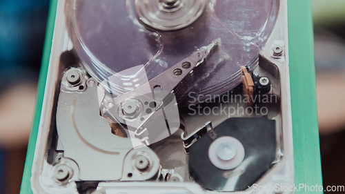 Image of Details that are inside the hard drive