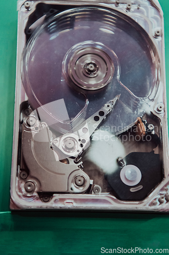 Image of Details that are inside the hard drive