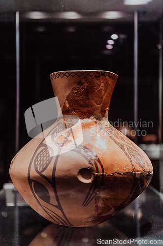 Image of Old traditional Macedonian kitchen items on display in the museum