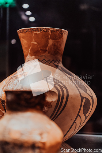 Image of Old traditional Macedonian kitchen items on display in the museum