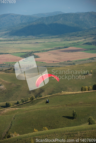 Image of Paragliding in mountains