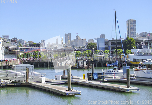 Image of harbour in San Francisco