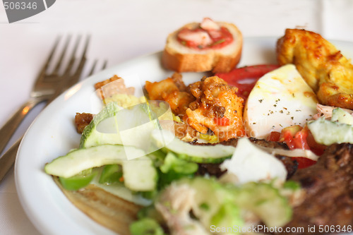 Image of gourmet food