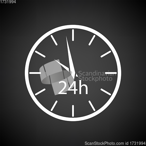 Image of 24 Hours Clock Icon