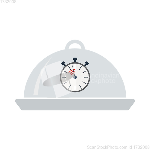 Image of Cloche With Stopwatch Icon