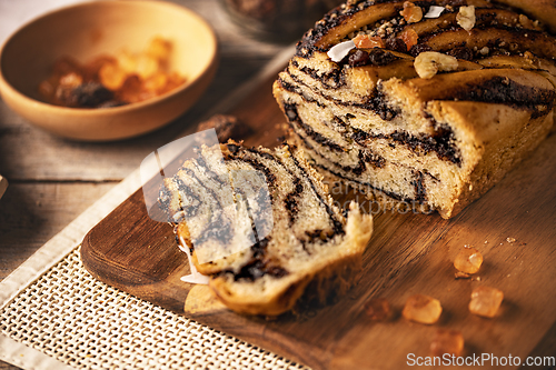 Image of Traditional Polish vegan babka cake