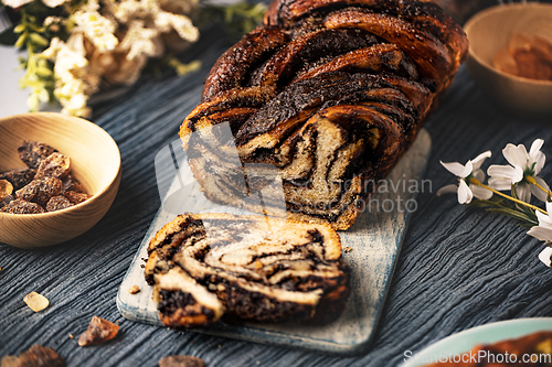 Image of Swirl brioche or chocolate braided bread