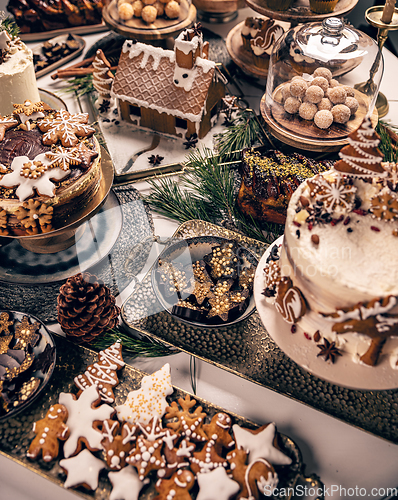 Image of Christmas holiday desserts and sweets