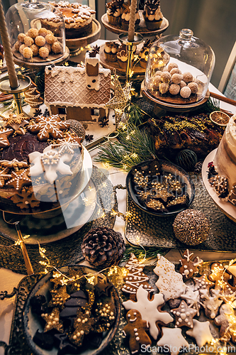 Image of Assorted Christmas holiday desserts