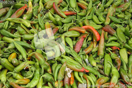 Image of pepper background