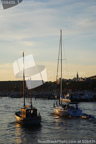 Image of Two boats in Viking land.