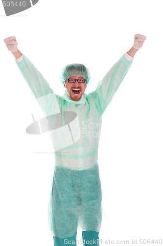 Image of surgeon happy 