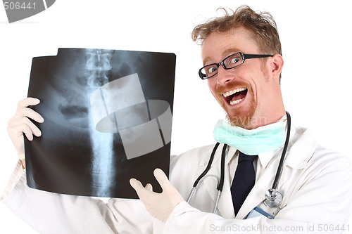 Image of doctor with xray 