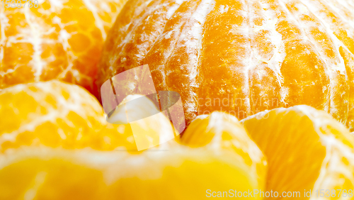 Image of peeled delicious orange