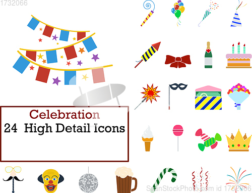 Image of Celebration Icon Set