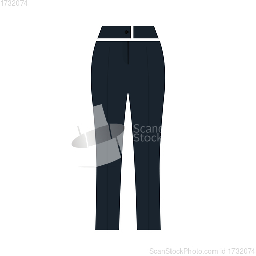 Image of Business Woman Trousers Icon