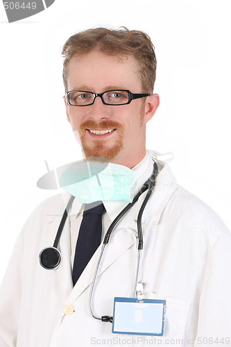 Image of Portrait of smiling doctor