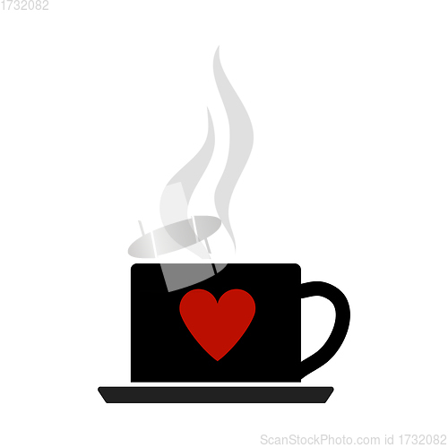 Image of Valentine Day Coffee Icon