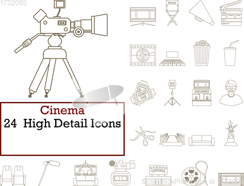 Image of Cinema Icon Set