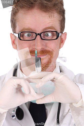 Image of doctor with injection 
