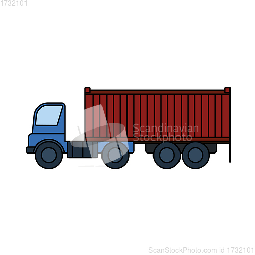 Image of Container Truck Icon