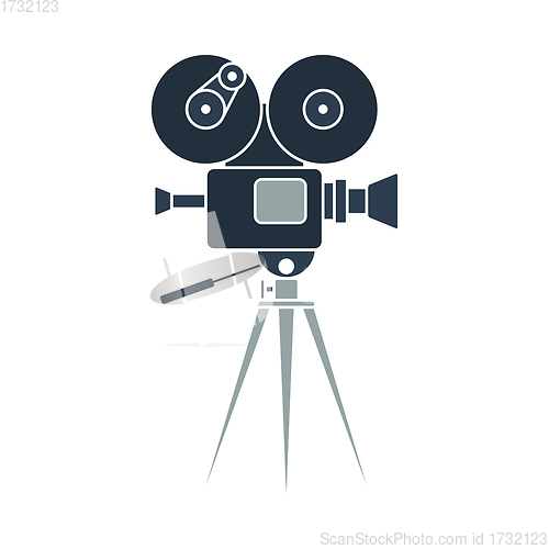 Image of Retro Cinema Camera Icon