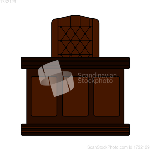 Image of Judge Table Icon