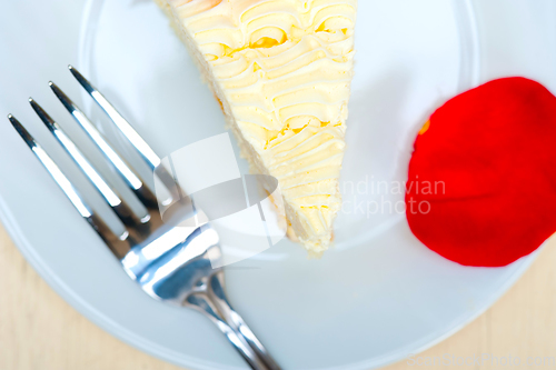 Image of whipped cream mango cake