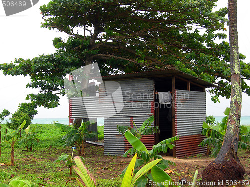 Image of typical house corn island nicaragua