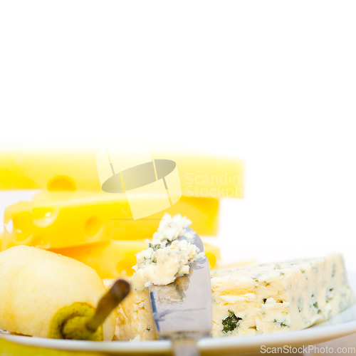 Image of cheese and pears