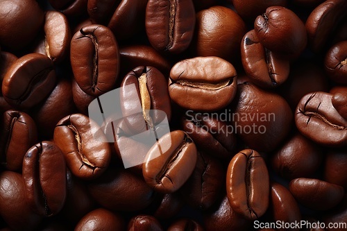 Image of Coffee beans background