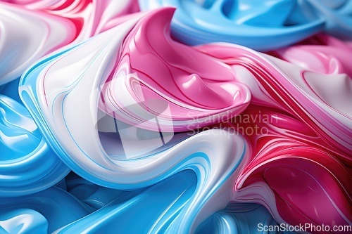 Image of Liquid paint swirls for background