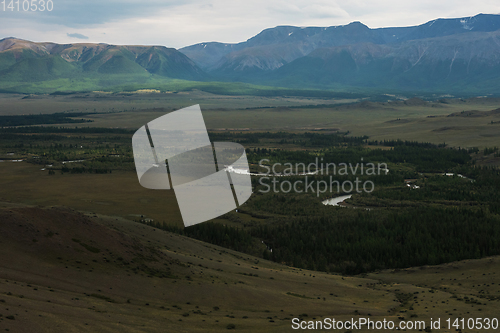 Image of Kurai steppe and North-Chui ridge