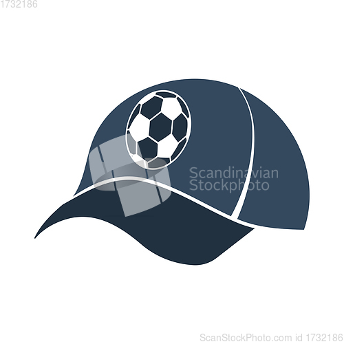 Image of Football Fans Cap Icon